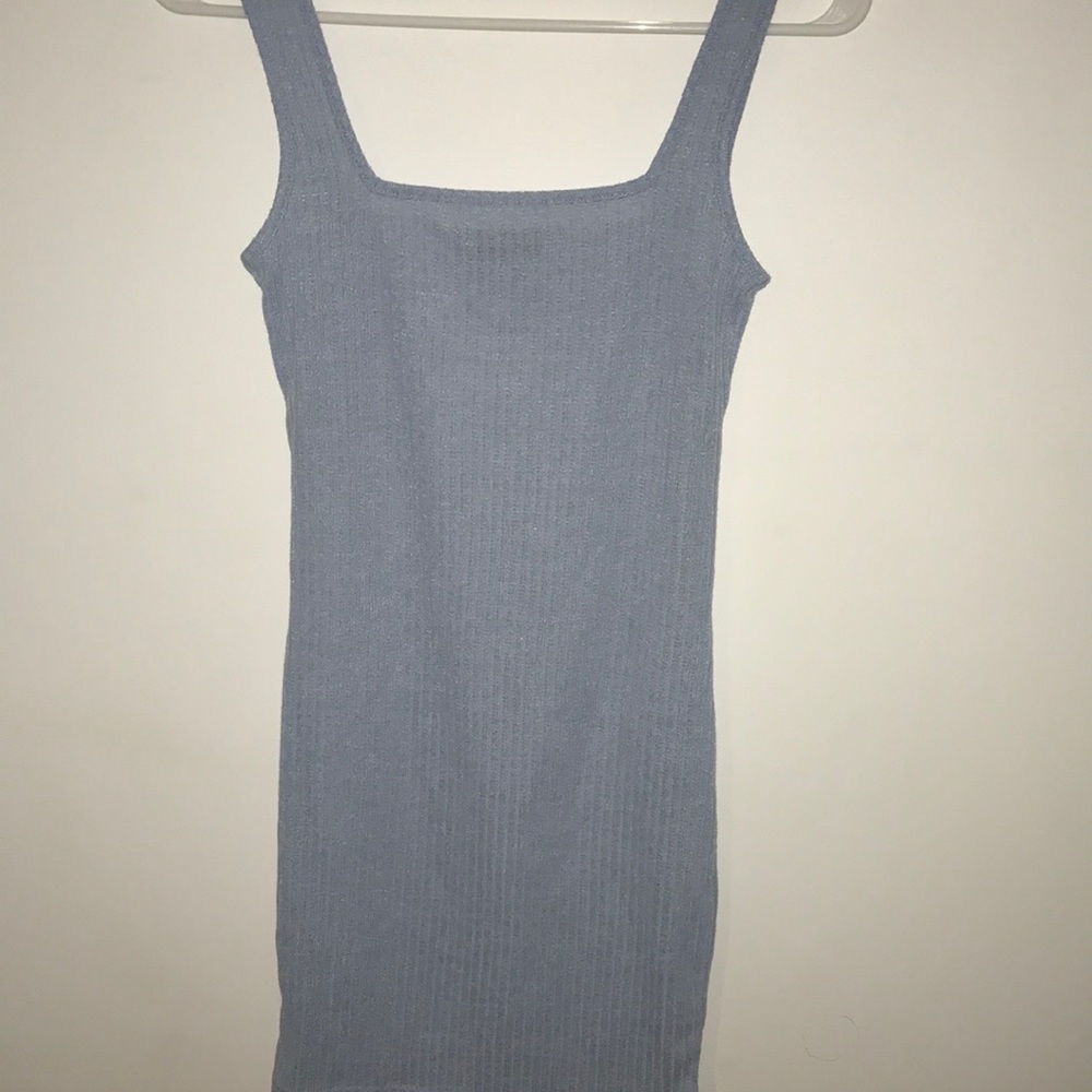 Blue coverup dress